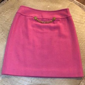 Pencil skirt -  pink wool skirt